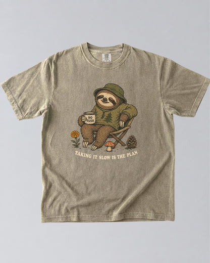 Taking It Slow Is The Plan Sloth T-Shirt