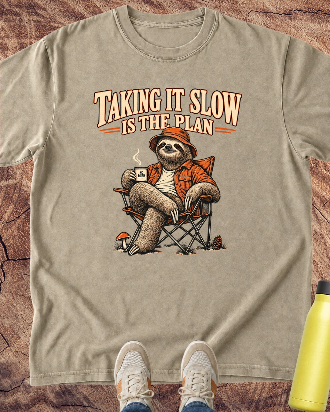 No Rush Taking It Slow Is The Plan T-Shirt