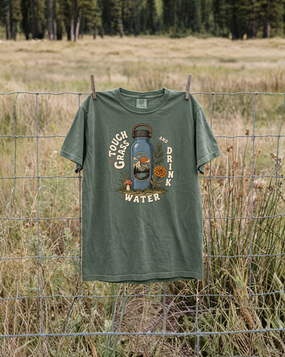 Touch Grass And Drink Water T-Shirt