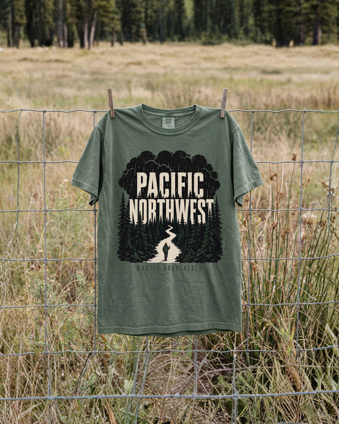 Pacific Northwest Mostly Unbothered T-Shirt