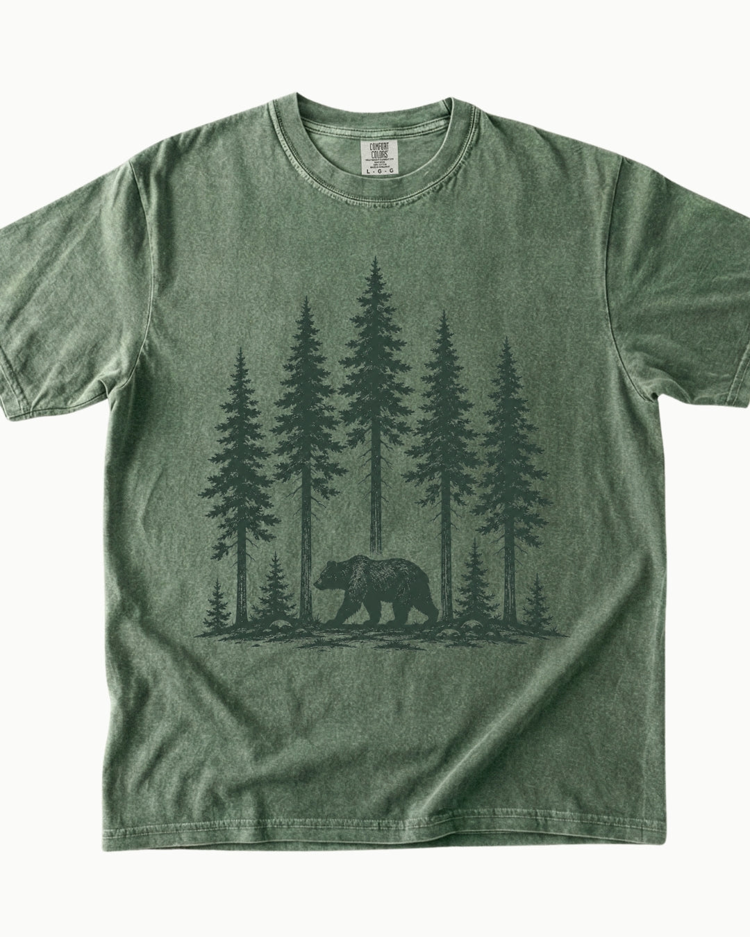 Forest Roam bear nature graphic T-shirt alternate view 3