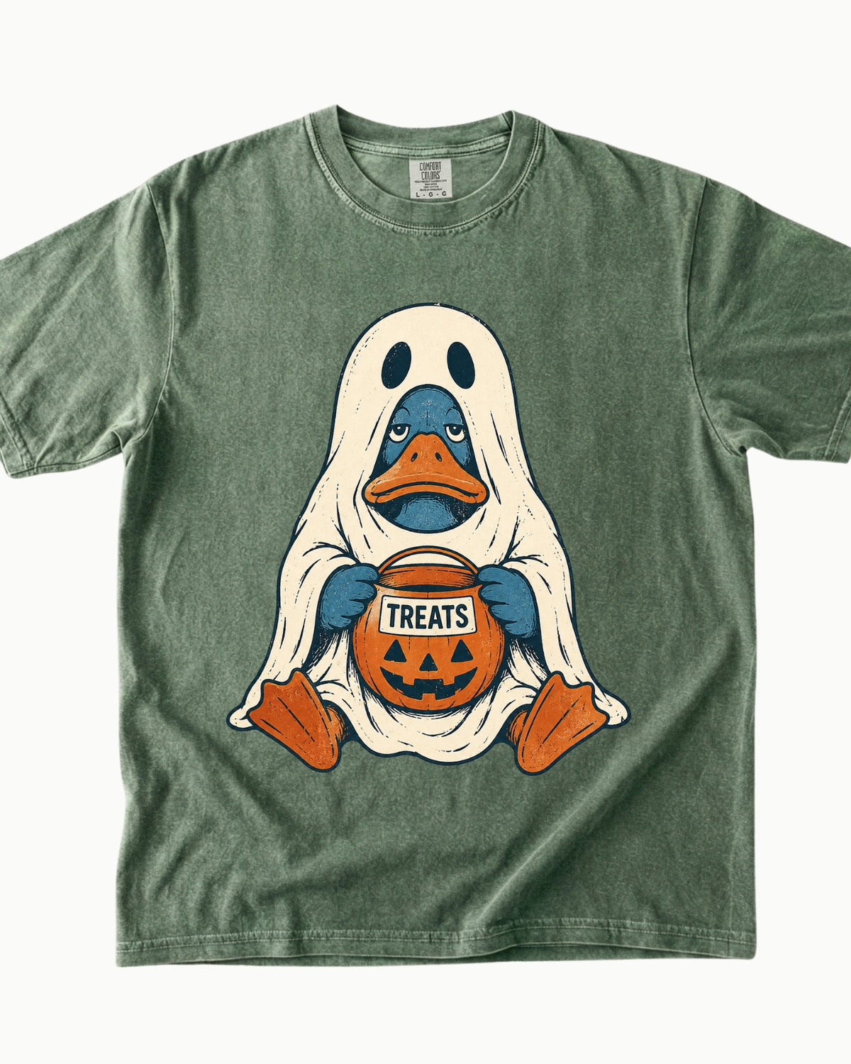 Ghost Duck Halloween T-Shirt