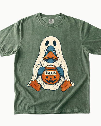 Ghost Duck Halloween T-Shirt