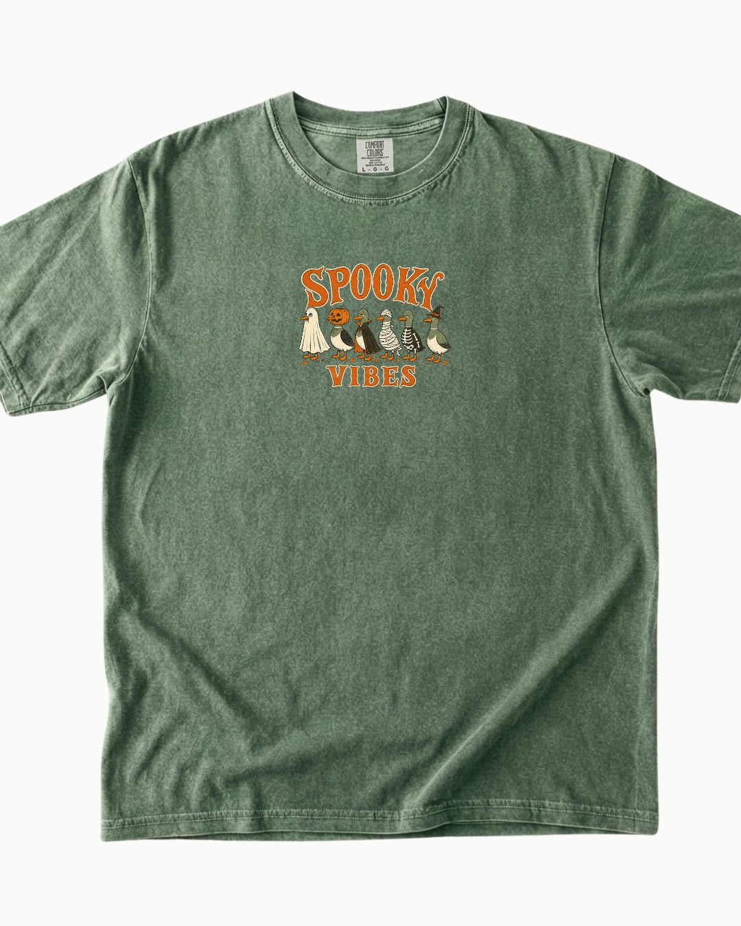 Spooky Vibes Halloween Duck T-Shirt
