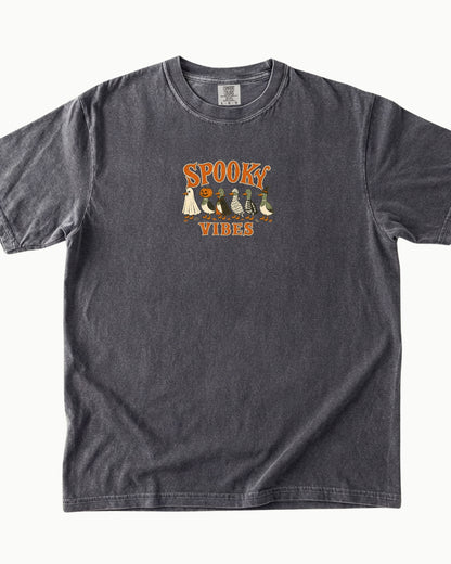 Spooky Vibes Halloween Duck T-Shirt