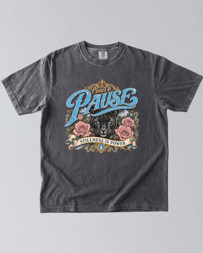 Stillness Is Power Panther T-Shirt