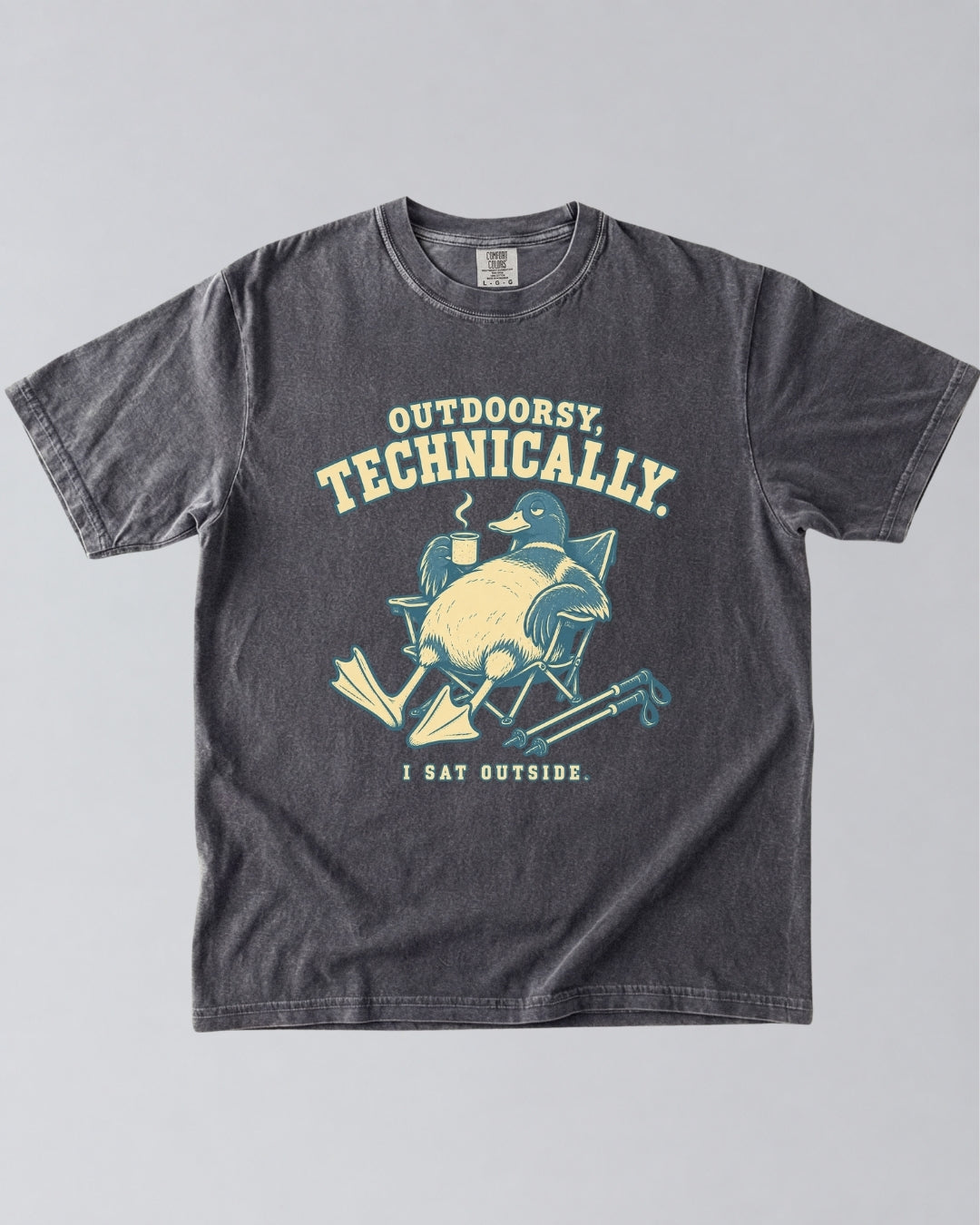 Outdoorsy Technically, I Sat Outside T-Shirt