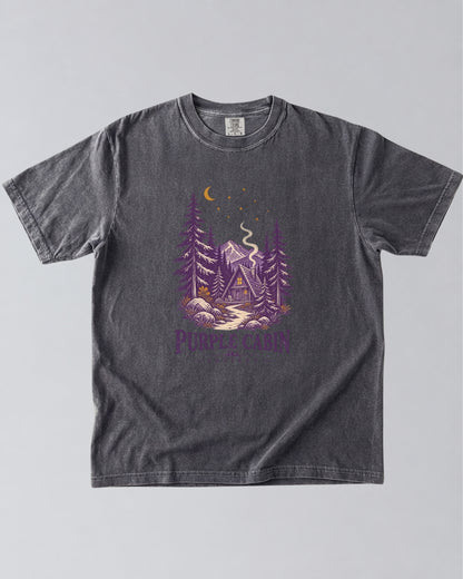 Purple Cabin Society T-Shirt