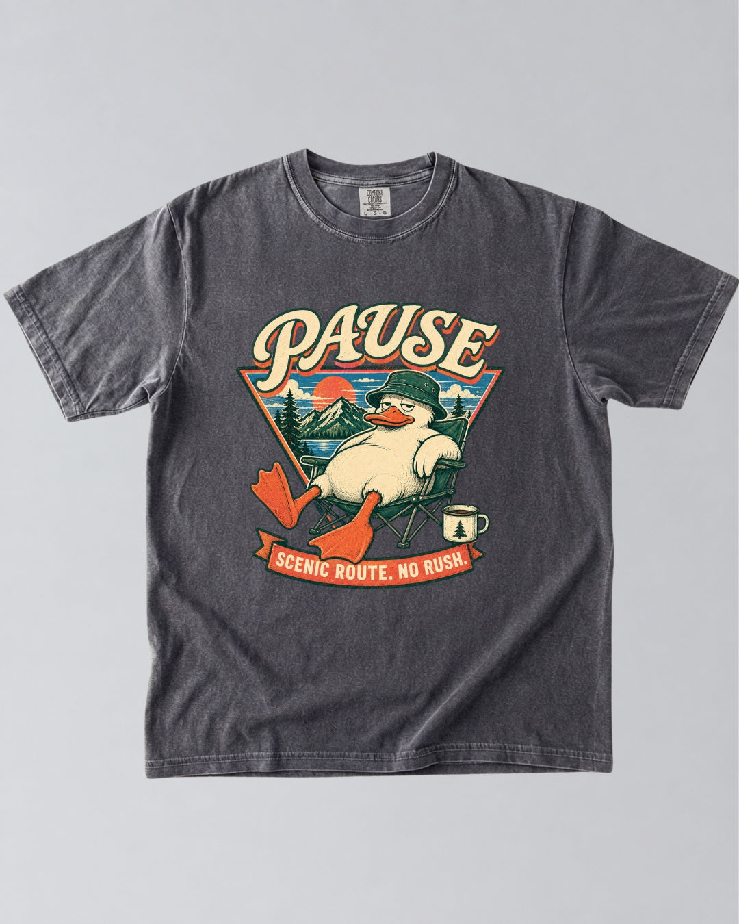 Scenic Route. No Rush. Duck T-Shirt