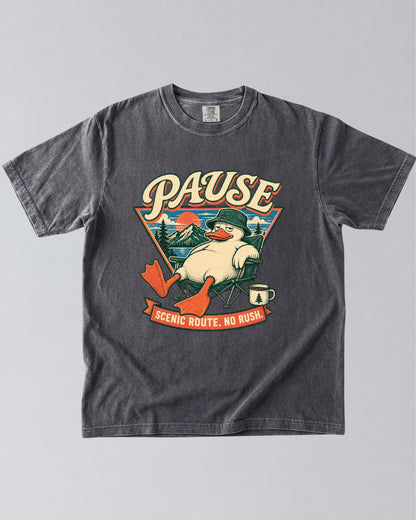 Scenic Route. No Rush. Duck T-Shirt
