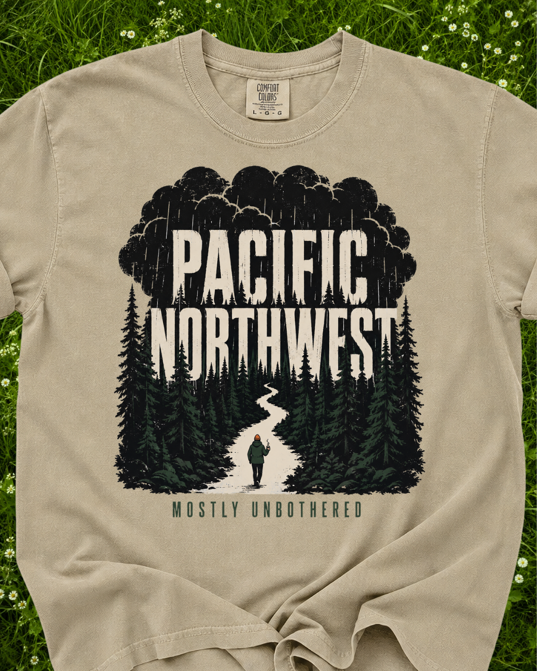 Pacific Northwest Mostly Unbothered T-Shirt