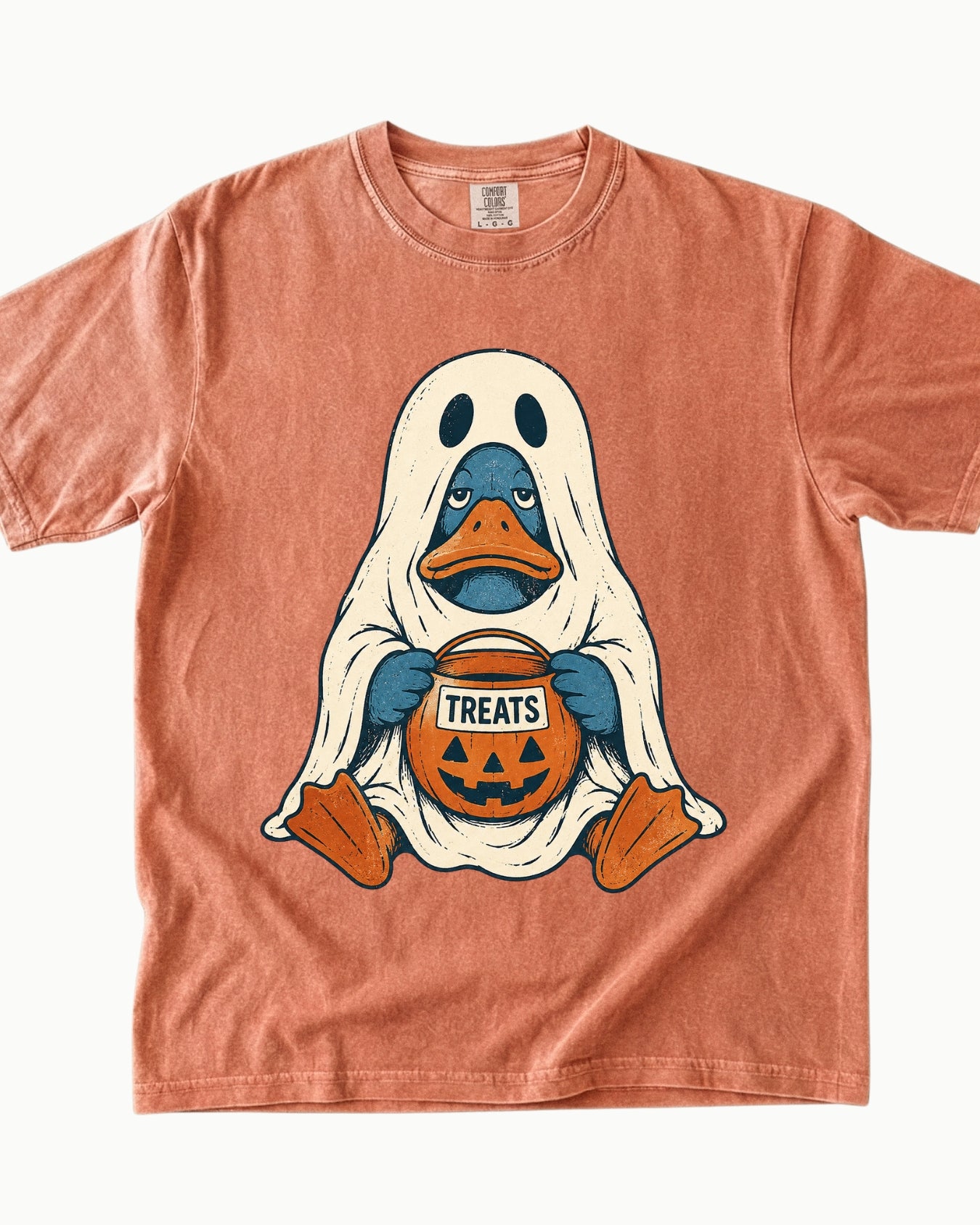 Ghost Duck Halloween T-Shirt