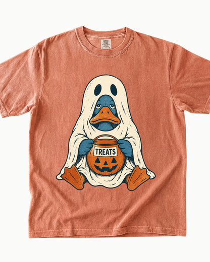 Ghost Duck Halloween T-Shirt