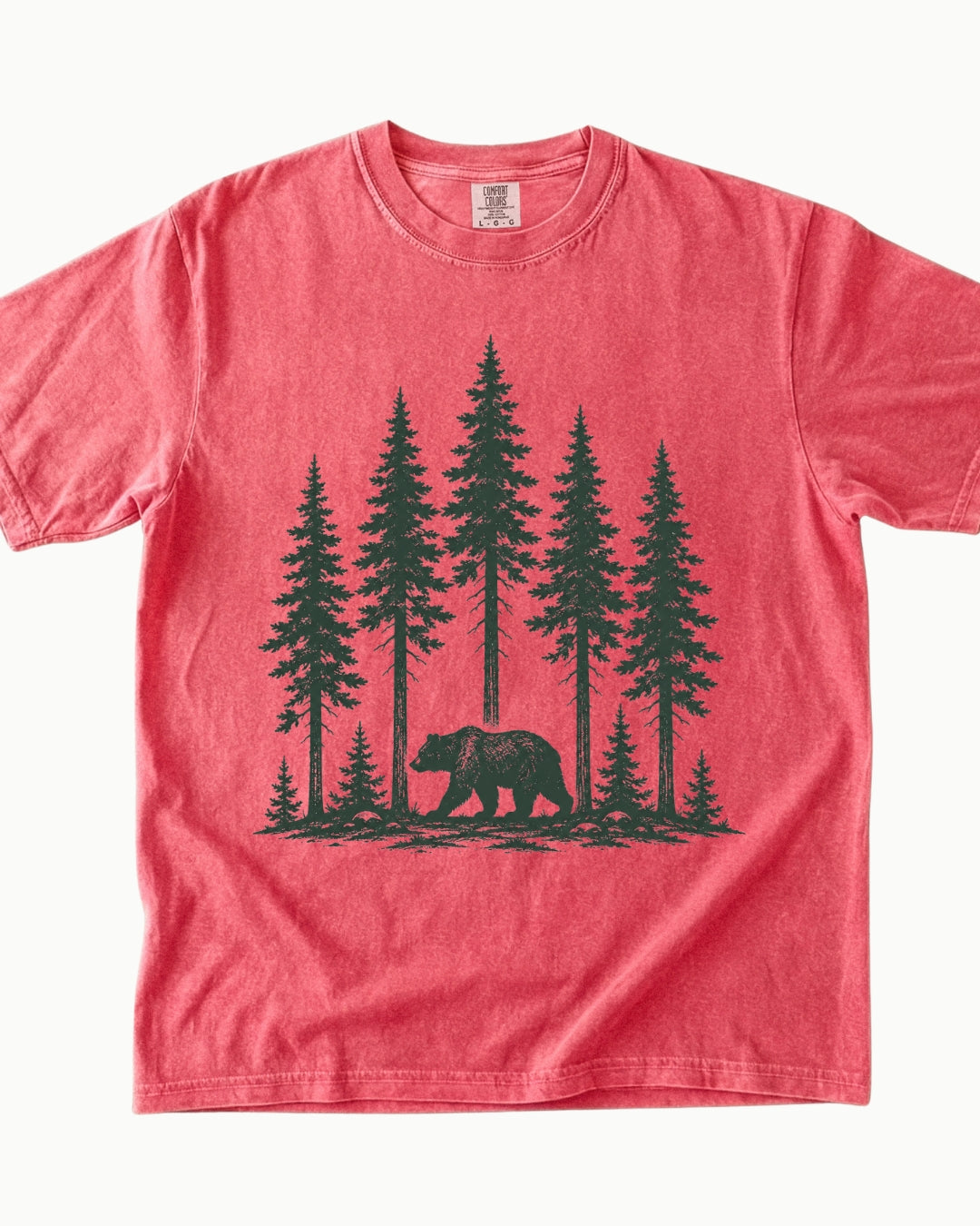 Forest Roam bear nature graphic T-shirt alternate view 4
