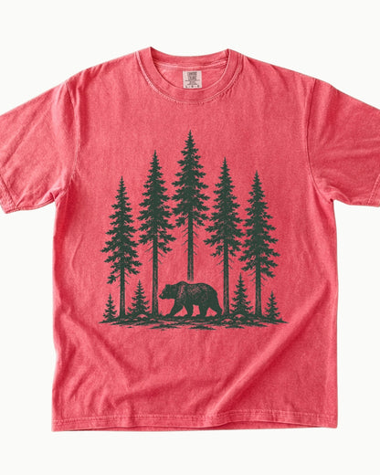 Forest Roam bear nature graphic T-shirt alternate view 4