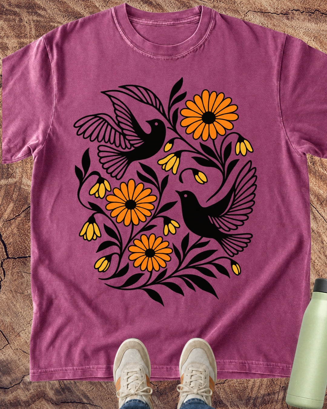 Birds Saw Flowers T-Shirt