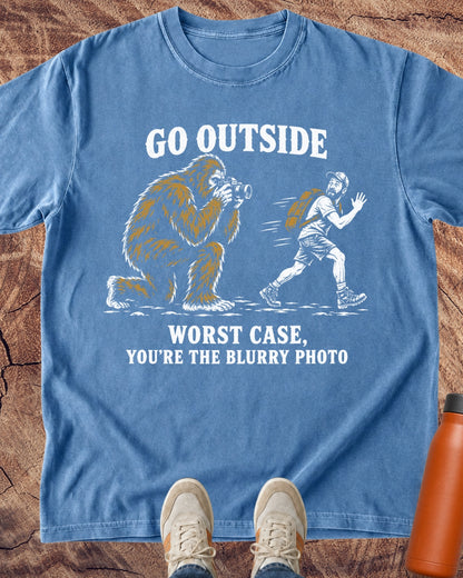 Go Outside Bigfoot T-Shirt