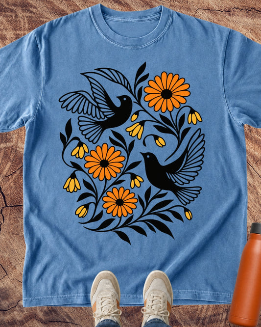 Birds Saw Flowers T-Shirt