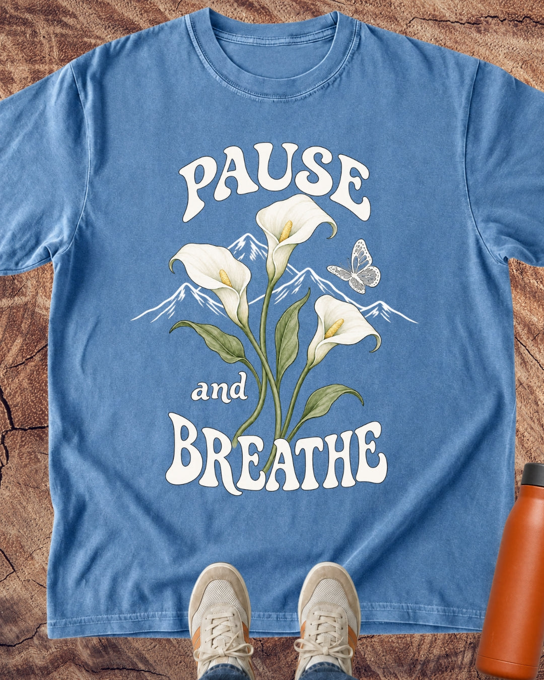 Pause & Breathe Lilies T-Shirt