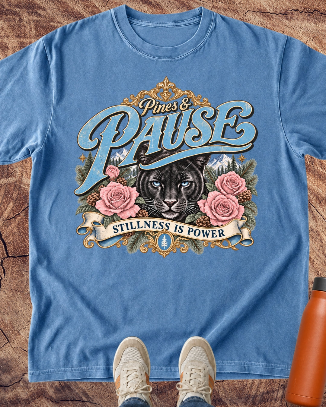 Stillness Is Power Panther T-Shirt