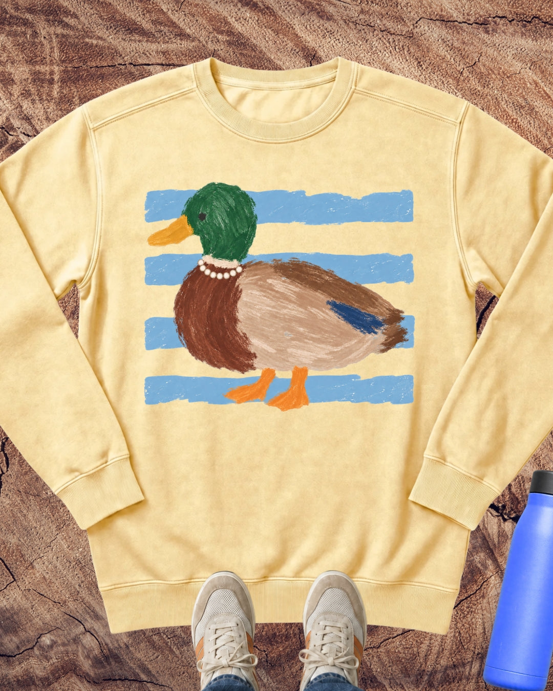 Duck in Pearls Sweatshirt