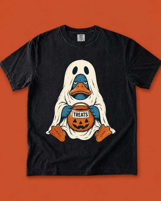 Ghost Duck Halloween T-Shirt