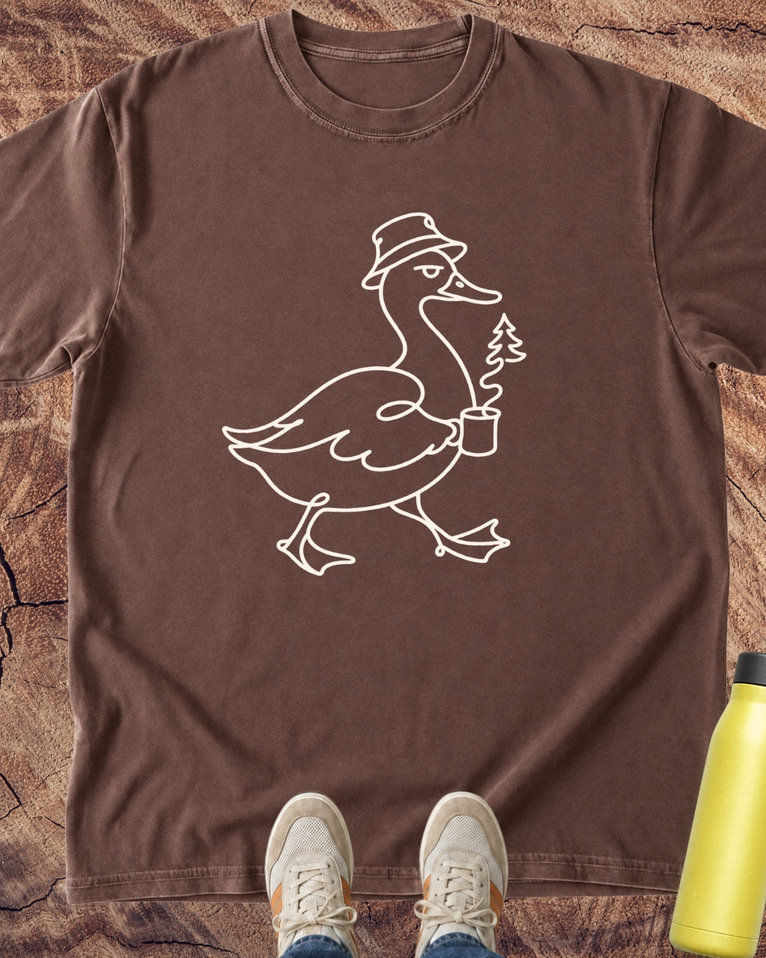 Coffee Walk Duck T-Shirt
