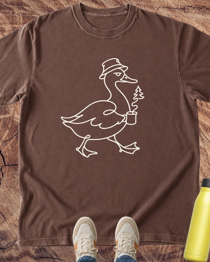 Coffee Walk Duck T-Shirt