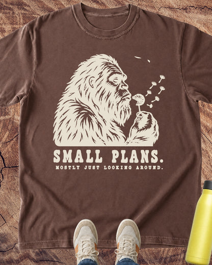Small Plans Bigfoot T-Shirt