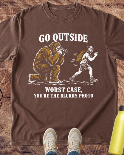 Go Outside Bigfoot T-Shirt