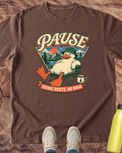 Scenic Route. No Rush. Duck T-Shirt
