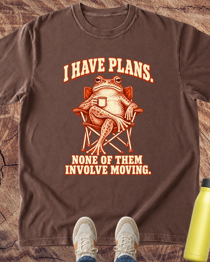 I Have Plans Frog T-Shirt