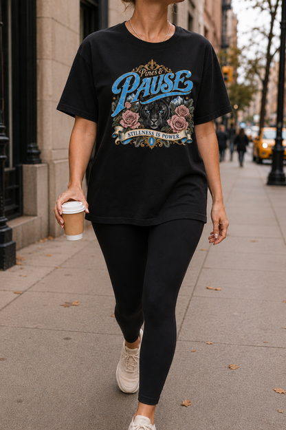 Stillness Is Power Panther City Movement Tee