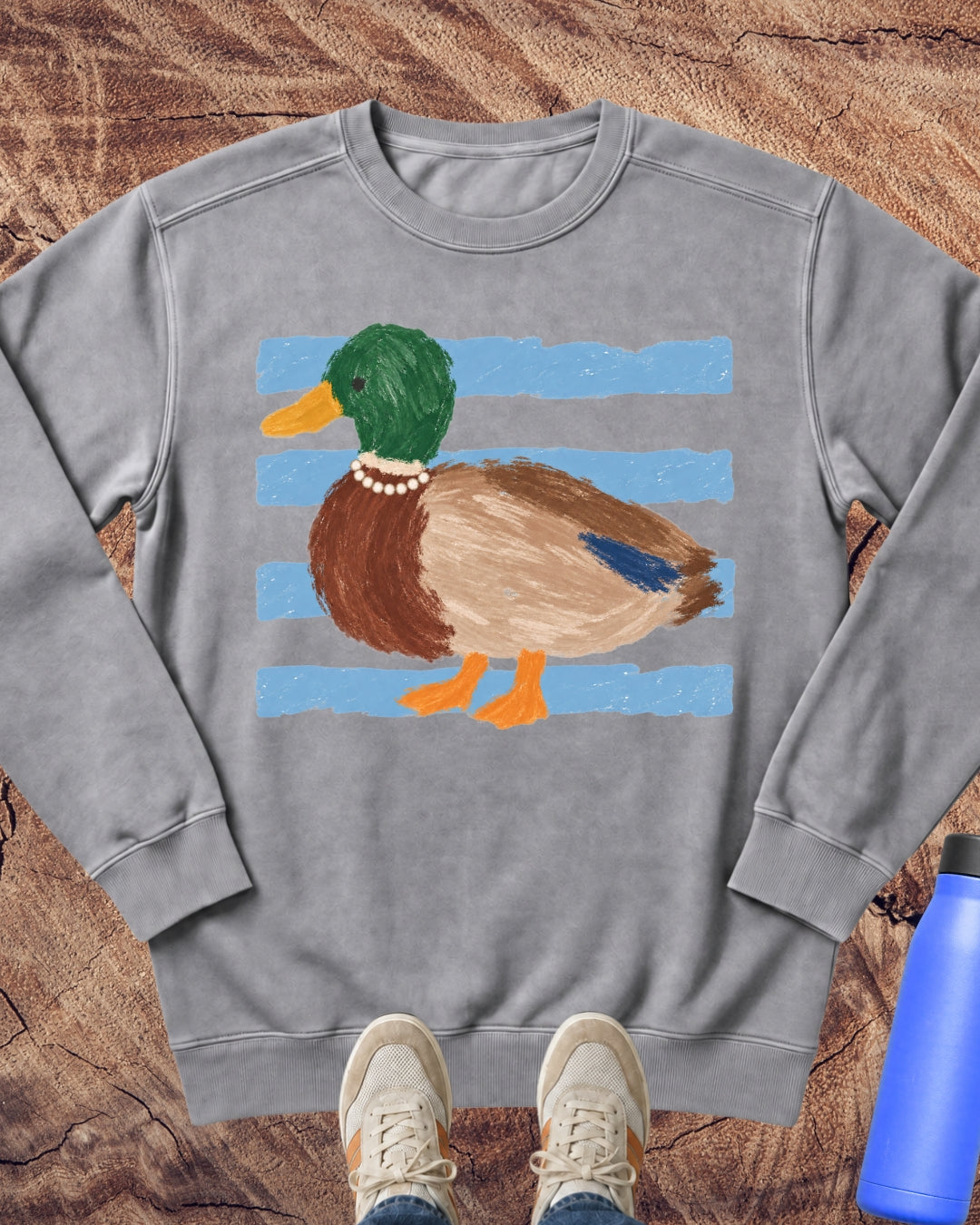 Duck in Pearls Sweatshirt