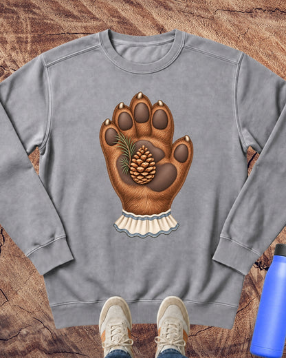 Pause in the Pines Bear Paw Sweatshirt