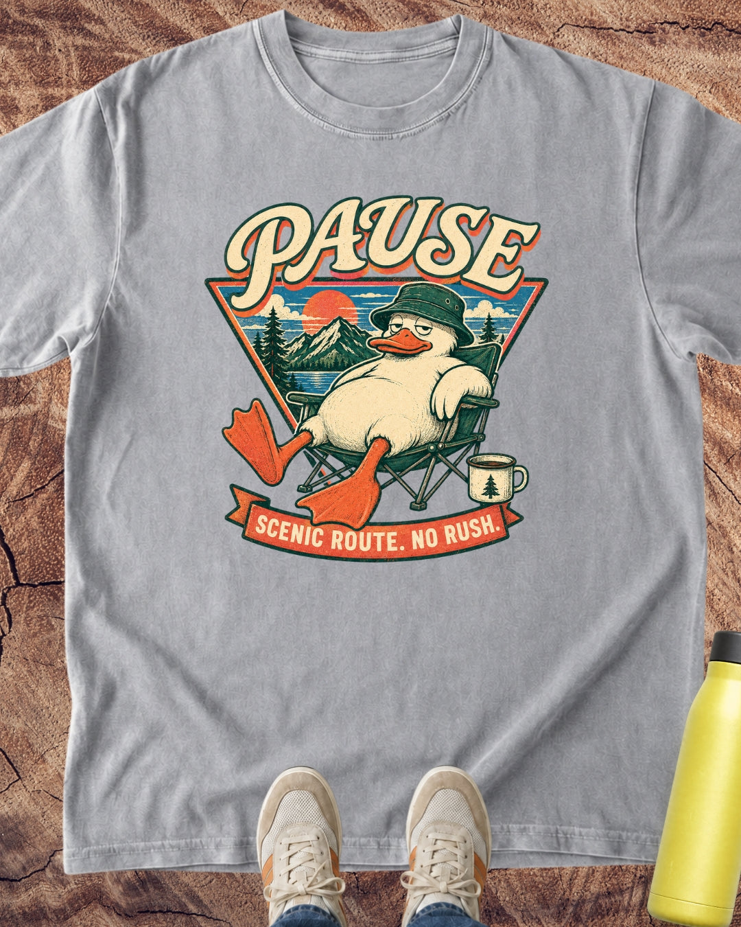 Scenic Route. No Rush. Duck T-Shirt