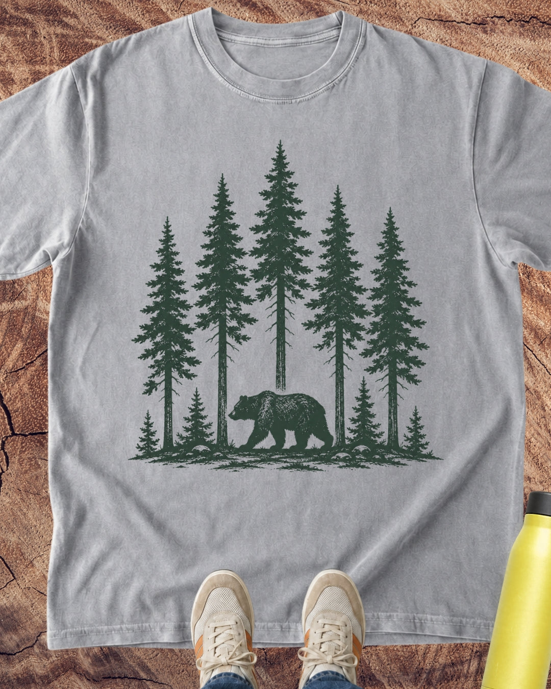 Among the Pines Bear T-Shirt