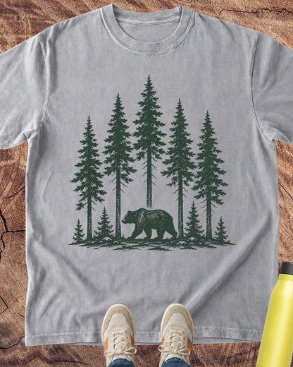 Among the Pines Bear T-Shirt