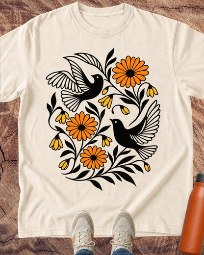 Birds Saw Flowers T-Shirt