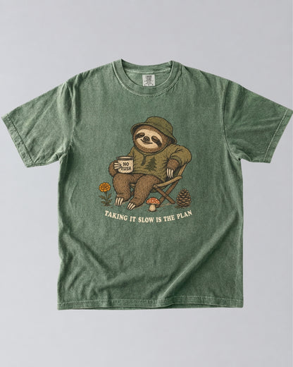 Taking It Slow Is The Plan Sloth T-Shirt