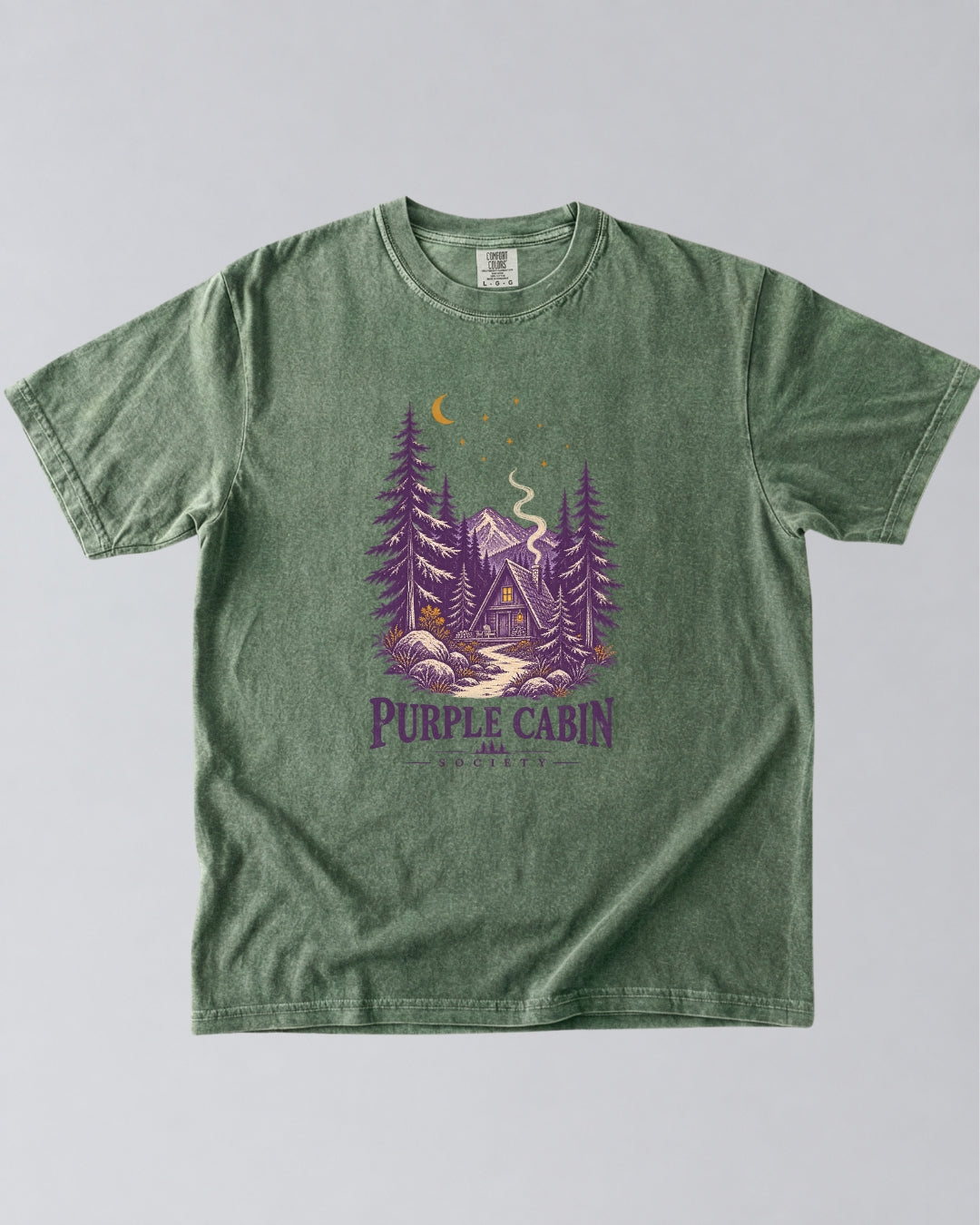 Purple Cabin Society T-Shirt