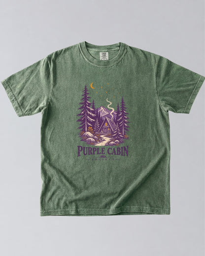 Purple Cabin Society T-Shirt