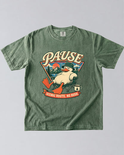 Scenic Route. No Rush. Duck T-Shirt