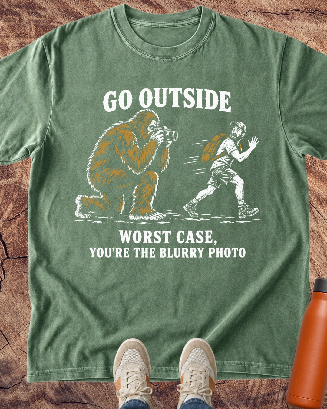 Go Outside Bigfoot T-Shirt