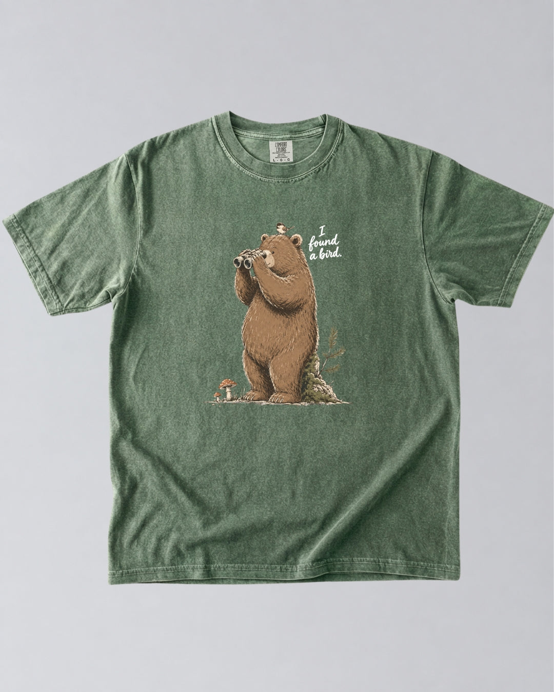 Bear: I Found a Bird T-Shirt — Lettered Edition