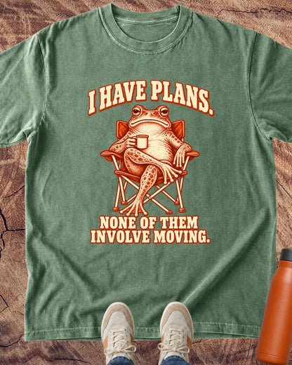 I Have Plans Frog T-Shirt