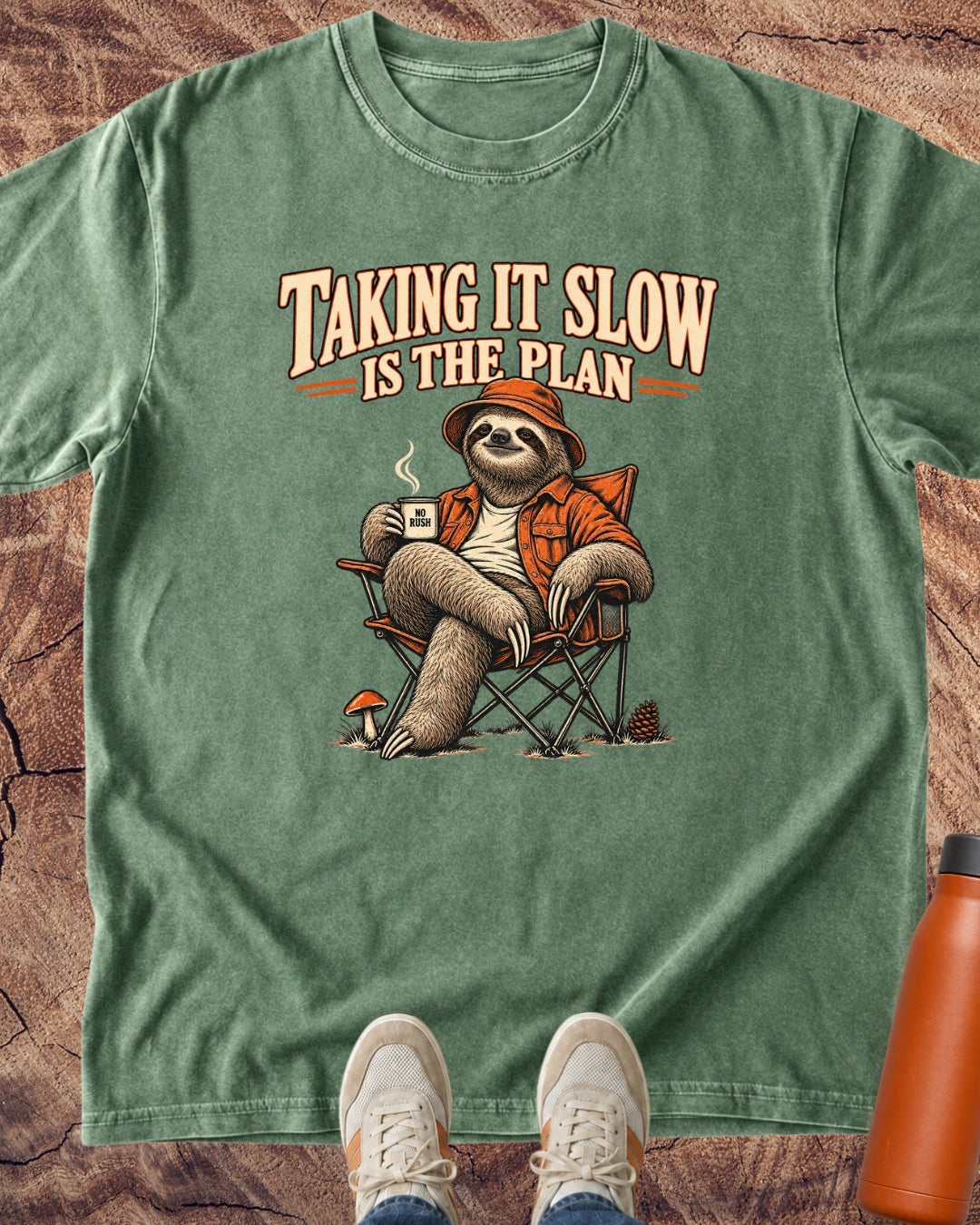 No Rush Taking It Slow Is The Plan T-Shirt