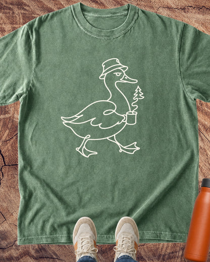 Coffee Walk Duck T-Shirt