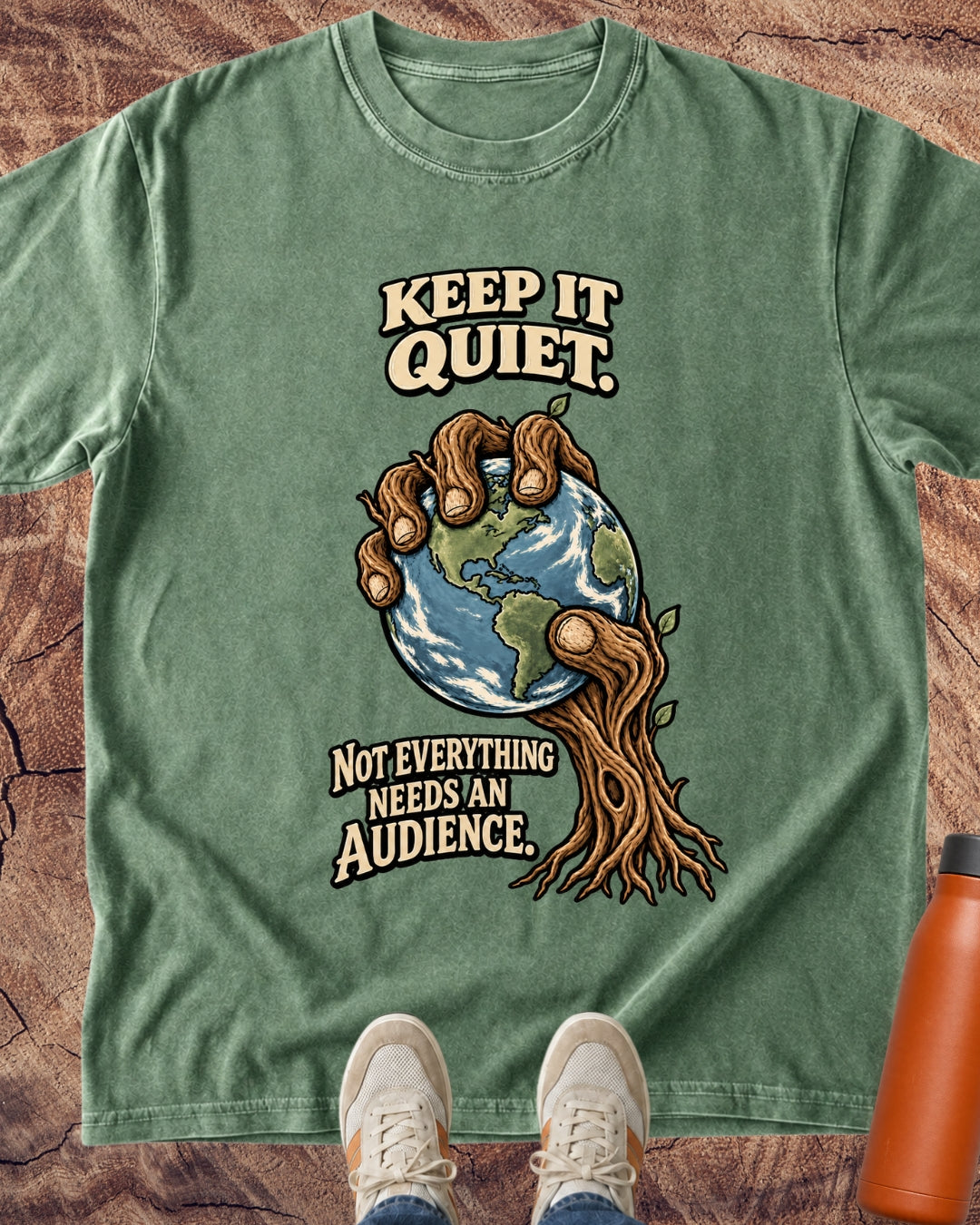 Keep It Quiet Earth T-Shirt