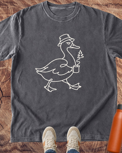 Coffee Walk Duck T-Shirt